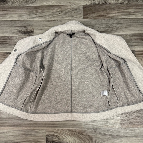 Banana Republic Melton Moto Jacket in Oatmeal Size Small - Picture 5 of 8